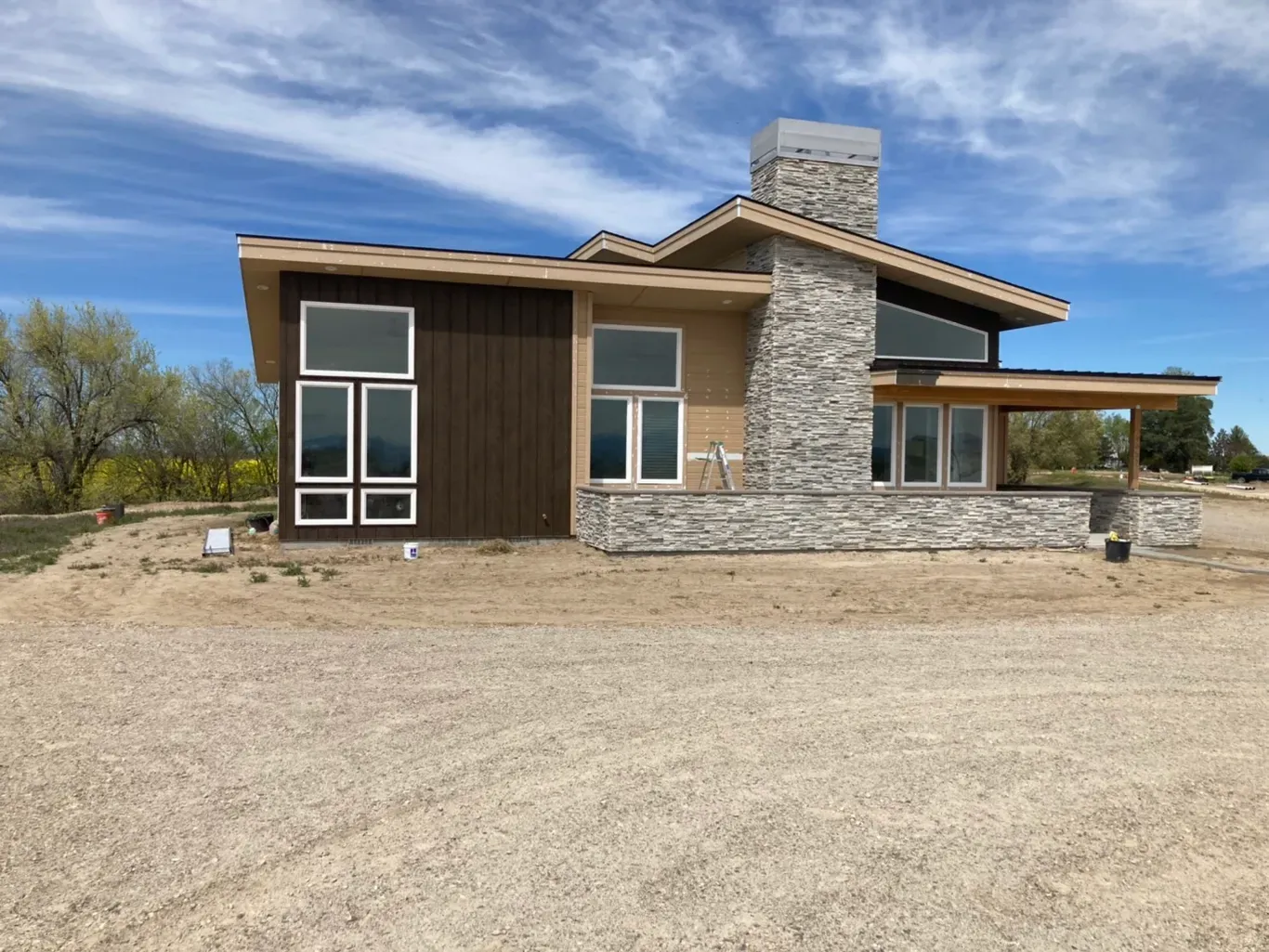 Modern home exterior 1 by Glenn Painting Co
