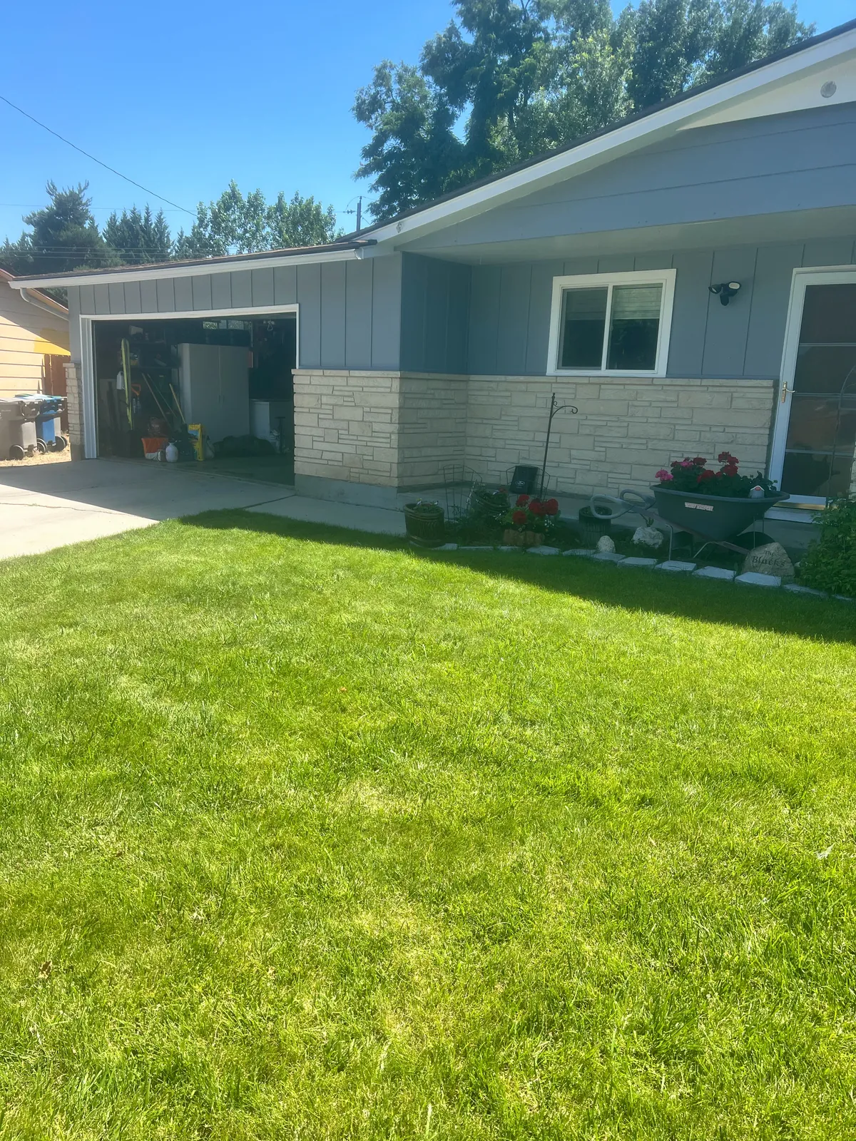 Ranch house after blue 1 by Glenn Painting Co